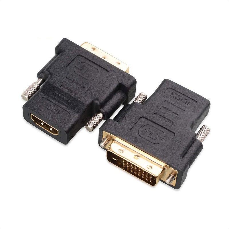 Cable Matters 2-Pack HDMI to DVI Adapter (DVI to HDMI Adapter) - Image 1